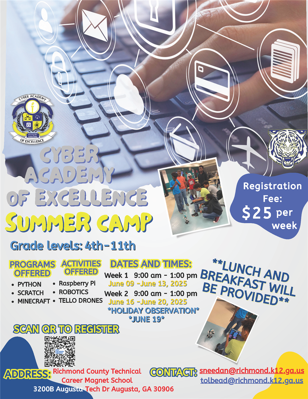 Cyber Academy of Excellence Summer Camp